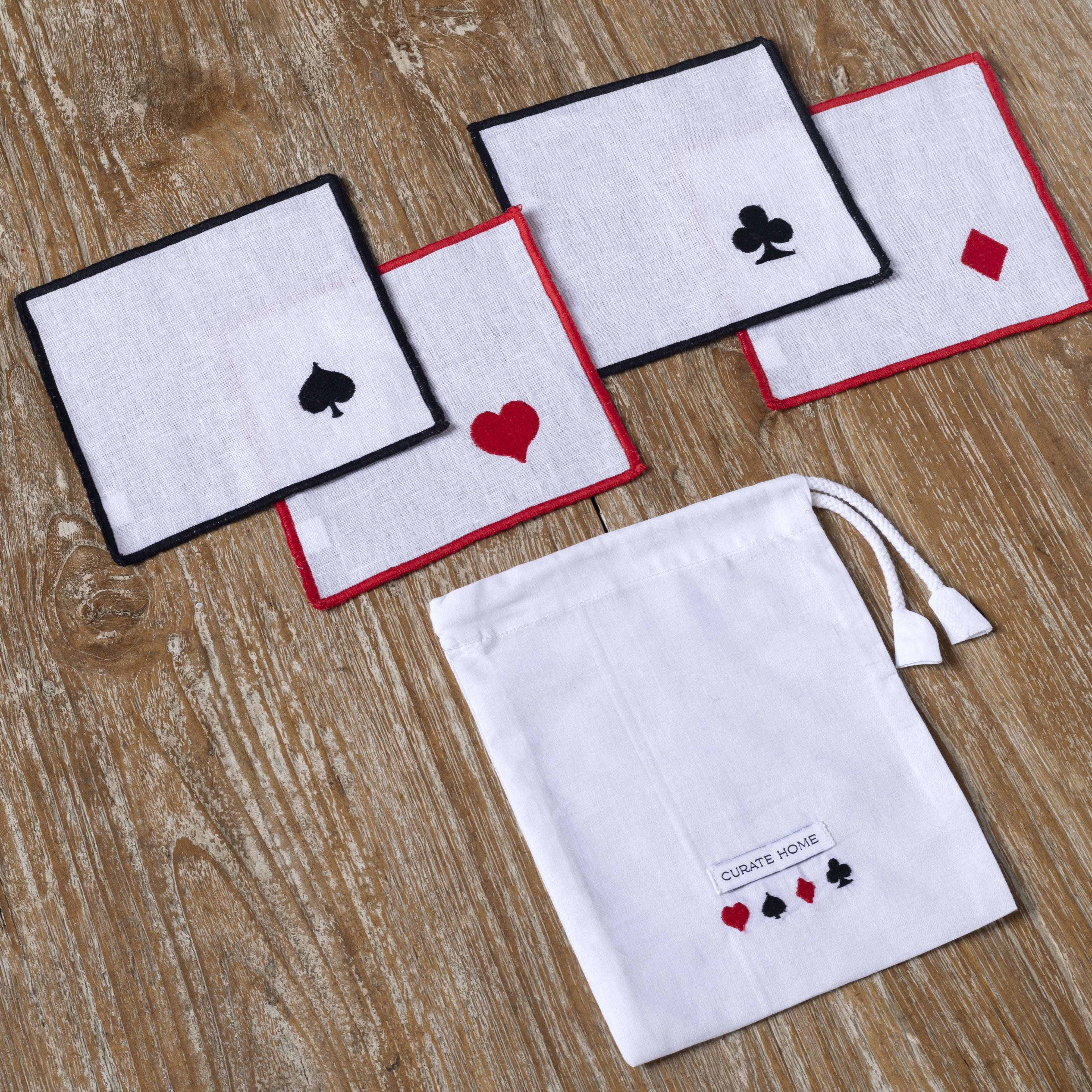 Majlis - Linen Cocktail Napkins