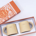 Helm/Dream and Siqa/Trust Large Ceramic Coffee Mugs - Set of 2