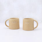 Helm/Dream and Siqa/Trust Large Ceramic Coffee Mugs - Set of 2