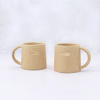 Helm/Dream and Siqa/Trust Large Ceramic Coffee Mugs - Set of 2