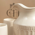 Almas Jug with 2 Ceramic Glasses Set