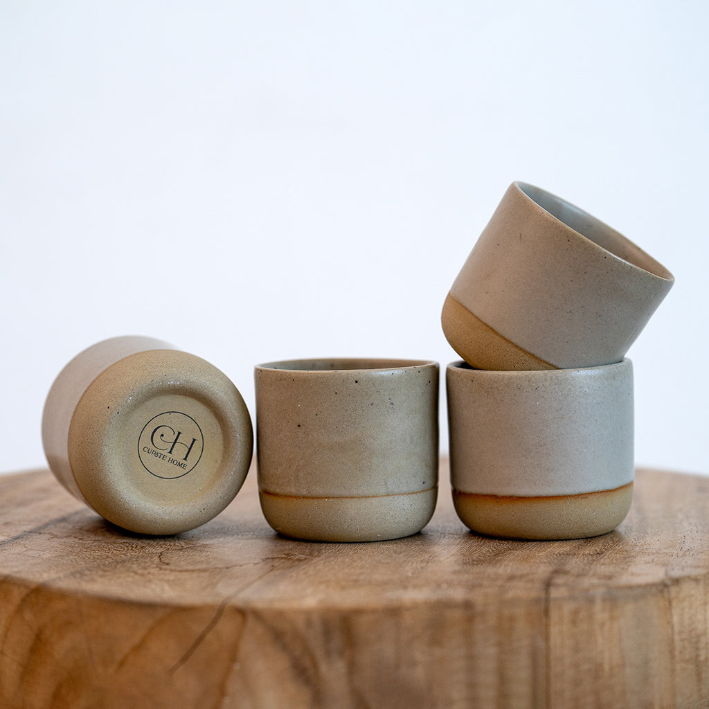Modern Ceramic Cup - Set of 4
