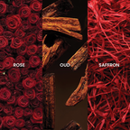 Naqa Candle Curate Home Soy Wax - Oud Rose Saffron Candle