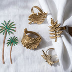 Firoze Linen Table Mats and Dinner Napkins Gift Set