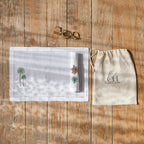 Firoze Linen Table Mats and Dinner Napkins Gift Set