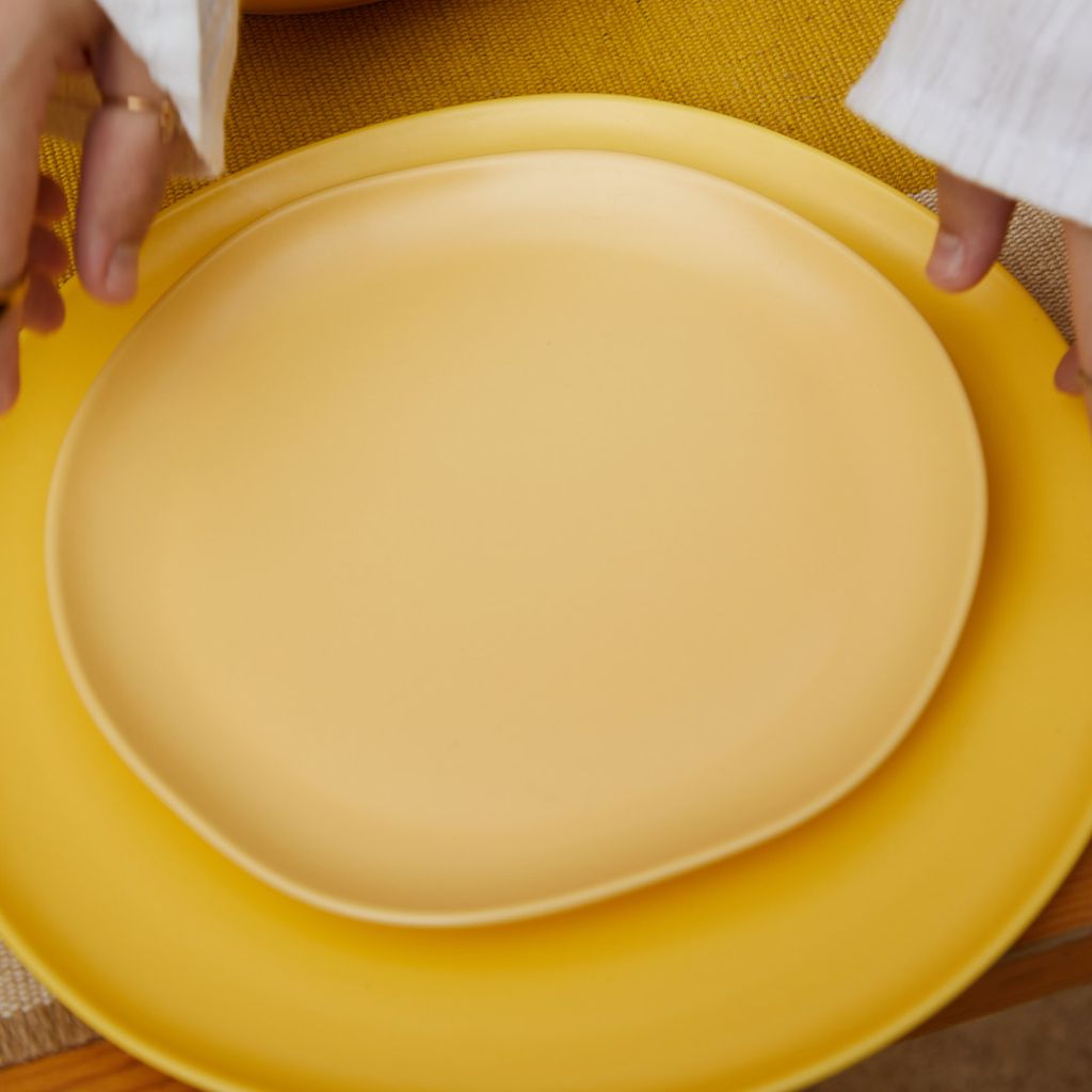 Yellow Salad Plates - Set of 6