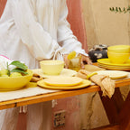 Yellow Salad Plates - Set of 6