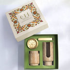 Marble Incense Burner and diffuser - Mabkhara or Bakhoor set with decorative gift box 