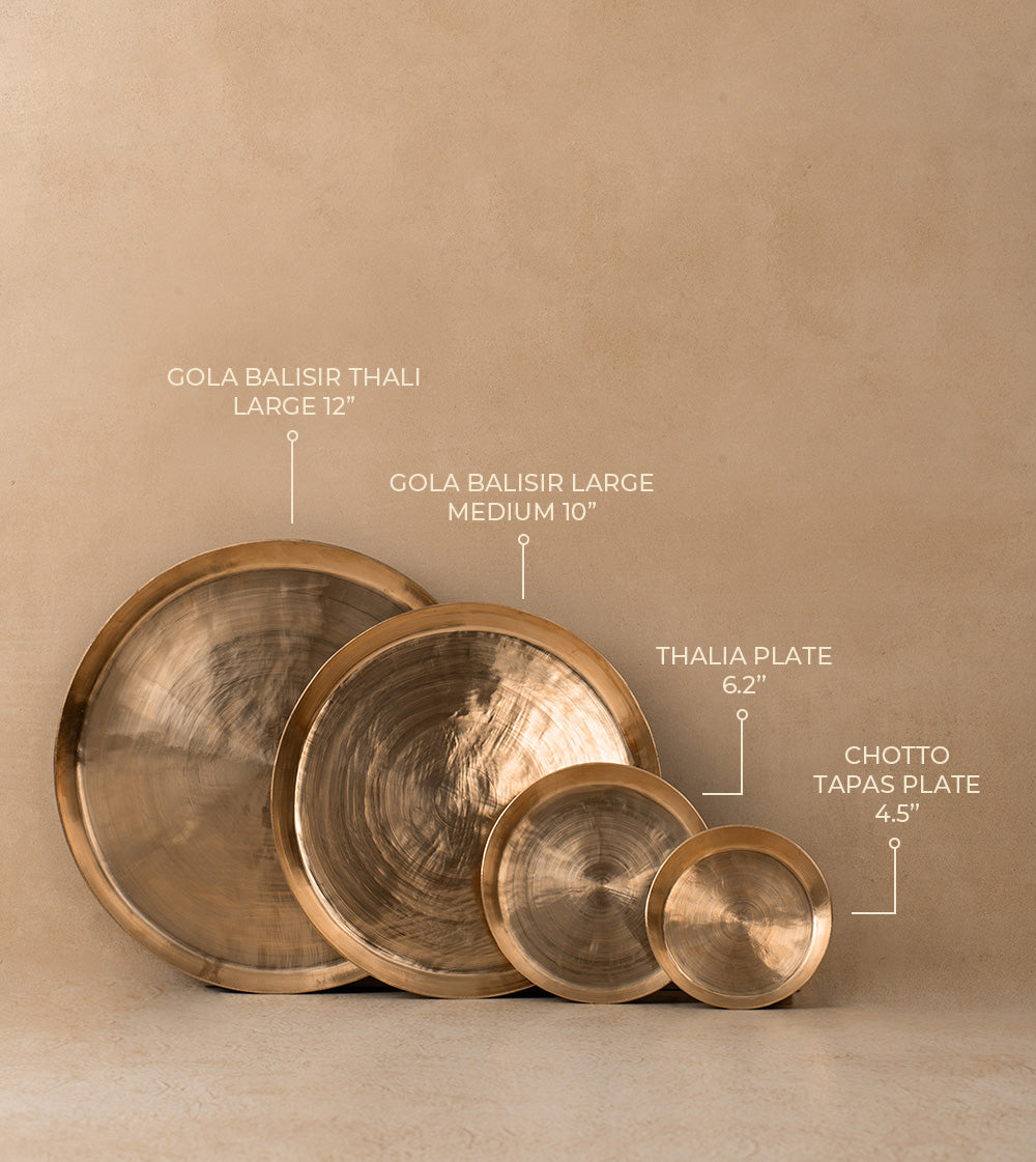 KANSA 12" THALI SET - Set of 7
