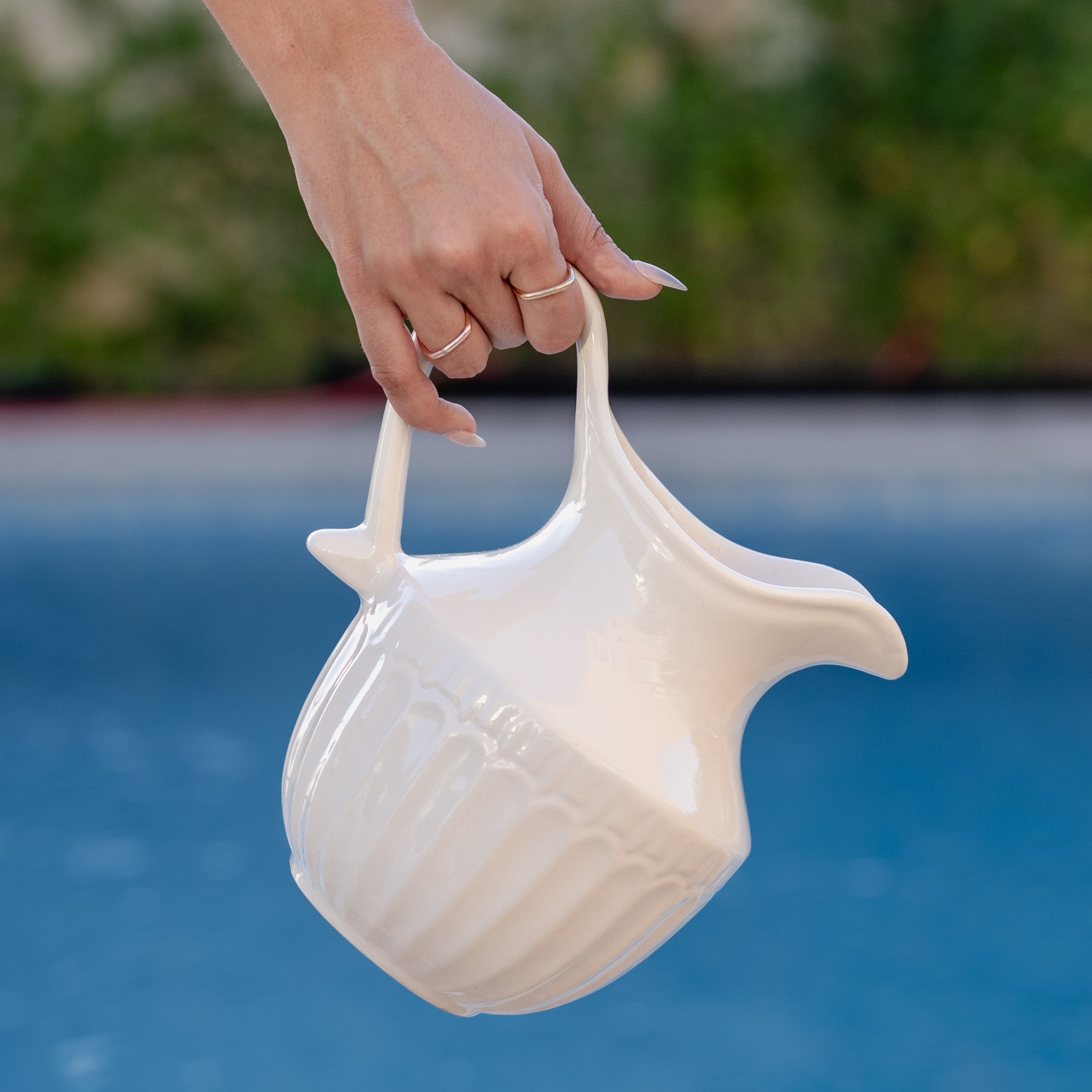 Ceramic Jug/Pitcher white/cream colour