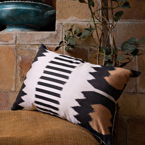 Badia Silk Ikat Cushion