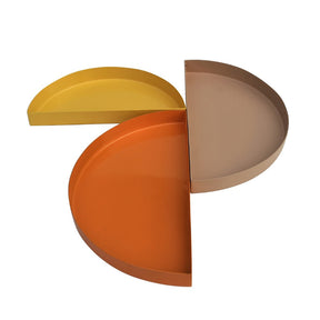 Ochre Metal Tray