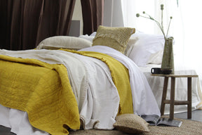 CheckBox Bedcover Mustard