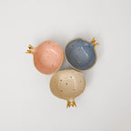 رمان - مجموعة من 3 قطع - وردي، رمادي، وكريمي