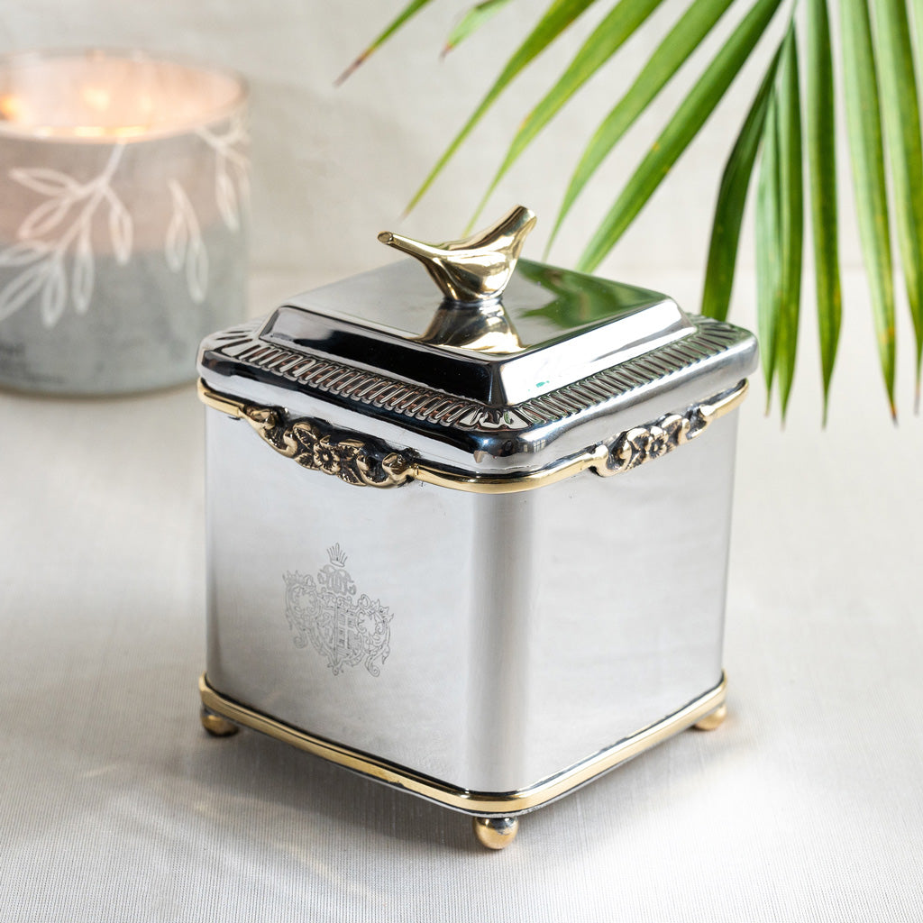 Silver Bird Canister