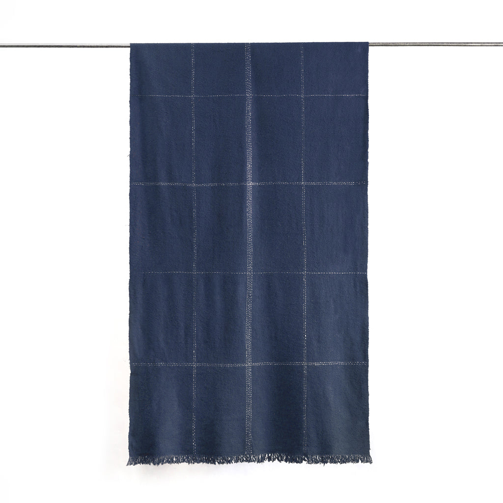 Zaton Throw Blanket Indigo